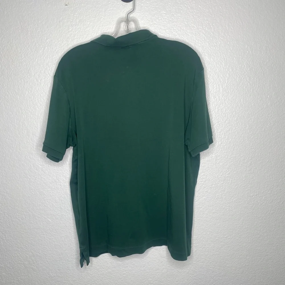 Polo Ralph Lauren Mens Polo Size L Green Short Sleeve Collared Pull On